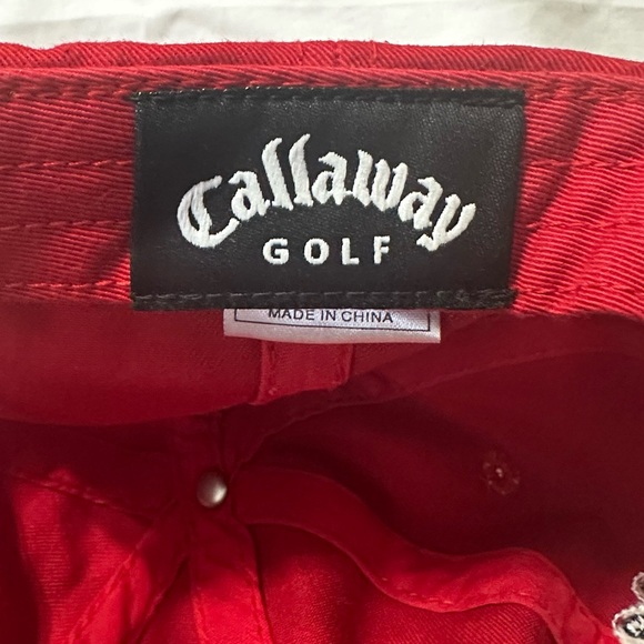 Callaway Vibrant Red Golf Hat - Picture 6 of 6